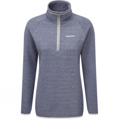 Fleece Craghoppers Fernlee Half-Zip Mujer - Azules - Chile KNM785641